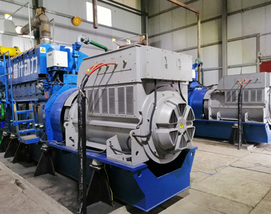 丰都甘泰沼气发电项目配776net必赢官网2台850KW/10.5KV6极高压发电机